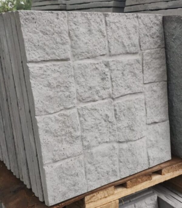 piso 16 panes Piso Adoquin grande - Color Gris Topo